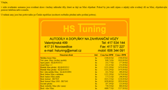 Desktop Screenshot of hstuning.minicooperklub.cz