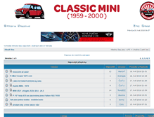 Tablet Screenshot of classic.minicooperklub.cz